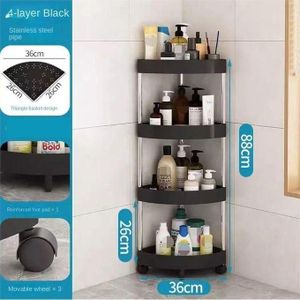 Étagère de Rangement Multifonction pour Cuisine et Salle de Bain – Organisateur Pratique pour Ustensiles, Produits de Beauté et Produits Ménagers – Support Gain de Place