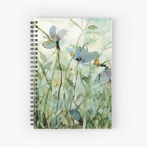 wild floral Spiral Notebook Bloc note