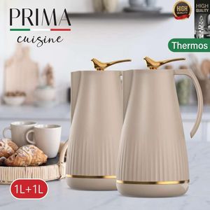Prima set 2 thermos oiseau 1L +1L - SET_7321. - beige