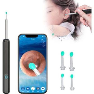 Otoscope pour enlever les bouchons de cérumen avec caméra sans fil, matériau étanche, pour enfants et adultes, compatible Android et iOS.