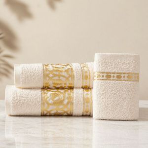 A3 HOME Pack 3 Serviette Mauresque (90x150 - 50x90 - 30x30 ) - creme