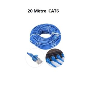 Cable CAT6 , ISDN ,RJ45/RJ45, 1M, Gris . Les meileurs prix au Maroc