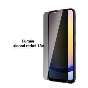 Glass Fumée pour xiaomi redmi 13c Incassable Verre De Protection meilleur Qualité