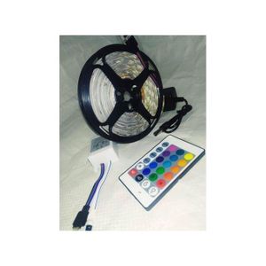 LED Strip Light 4.5M – RGB avec Télécommande & Alimentation 12V 3A