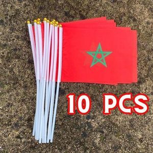 10 قطع علم المغرب - علبة