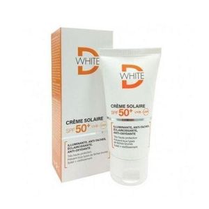 D WHITE CREME SOLAIRE INVISIBLE SPF 50+ ANTI TACHES 50 ML Eclaircissante Anti Oxydante