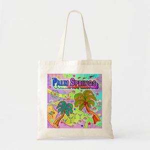 Palm Springs Vacation Tot Tote Bag Unique, haute qualité