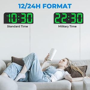 Horloge Digitale Géante à LED - Écran Haute Définition