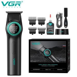 VGR Tondeuse à cheveux coiffure professionnelle sans fil Rechargeable hyper puissante 8000RPM , V-977