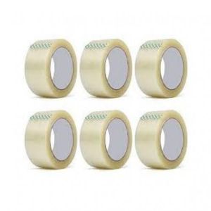 6pcs Rouleaux de scotch Adhésif transparent pour emballage