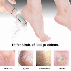 Blanc Doux Meuleuse de pieds électrique