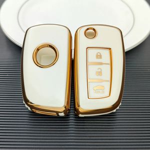 حافظة ريموت سيارة متوافقة مع فولكس فاجن جولف 8 وسكودا أوكتافيا - تصميم متين ومقاوم للخدوش