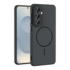 Case Pochette pour Samsung A57 5G silicone liquide magsafe Noir 