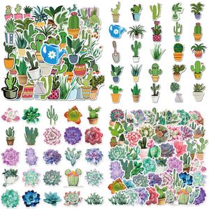 60pcs Succulents & Cactus Stickers