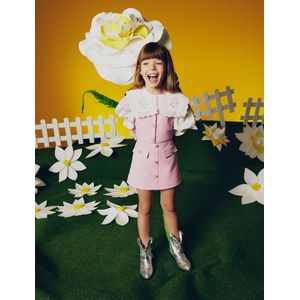 Koton Blouse À Manches Courtes Fille Rose