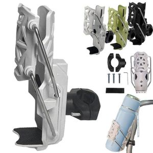 Support Bouteille Vélo/Moto Premium – Porte Gobelet Universel Antichoc & Antidérapant – Rotation 360° Fixation Ultra Solide Guidon