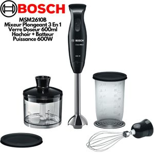 Ufesa Mixeur plongeur 600W Inox avec bol à prix pas cher