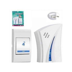 Carillon Intelligent Blanc et Bleu – Sonnerie Puissante