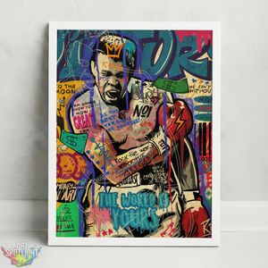 Tableau décoratif - PopArt - Cadre Blanc