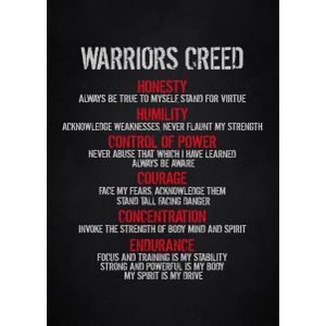 Warrior spartan quotes  Poster Chambre Haute Qualité