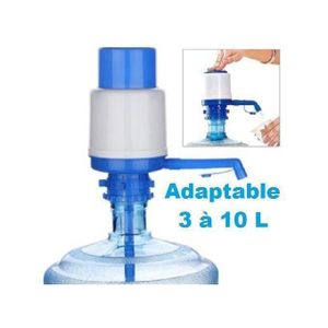 Pompe à eau manuelle Distributeur d’eau à pression Pompe à main en bouteille bidon 3 à 10L