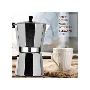 CAFETIÈRE ITALIENNE EN INOX 2 TASSES ESPRESSO MAKER