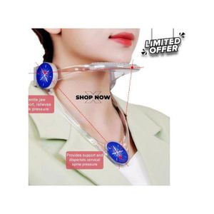 Attelle de cou réglable – Correcteur de posture, soulage la douleur chronique du cou et des épaules, soutien cervical ergonomique