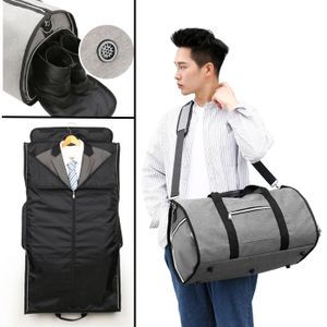 Sac de voyage transformable en housse à vêtements, idéal pour déplacements