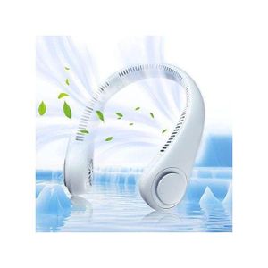 Mini ventilateur sans hélice de cou portable Batterie rechargeable 2021 mAh