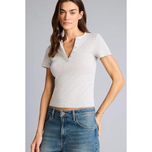 Defacto تيشيرت نص كم سليم فيت برقبة V