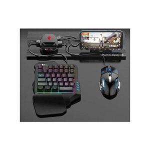 Pack de jeu mobile 4 en 1 pubg convertisseur de clavier et souris pour smartphone et tablette
