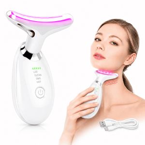 Appareil Anti-Rides IPL pour le Visage et le Cou – Réduction des Rides et Raffermissement de la Peau – Massage Beauté Rechargeable par USB – Soin Anti-Âge à Domicile