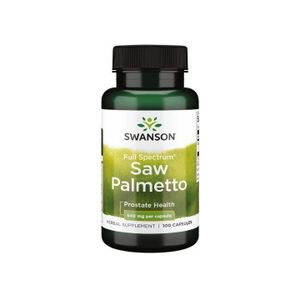 Swanson Saww Palmetto (Chou palmiste) à spectre complet - 540 540 mg - 100 100 caps