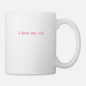ilovemycat Mug, Haut Qualité , كأس ,كوب مخصص ,هدية عيد ميلاد
