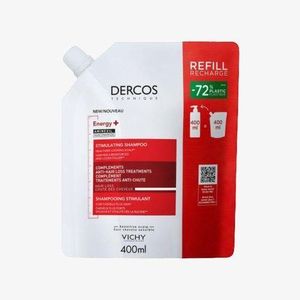 Vichy DERCOS SHAMPOOING ÉCO RECHARGE ÉNERGISANT ANTI-CHUTE 400 ml