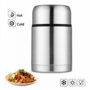 Thermos alimentaire isotherme en acier inoxydable – Conservation chaud & froid – Disponible en 500 ml et 700 ml