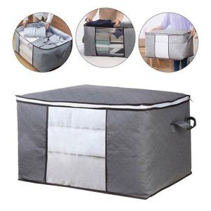 Sac de rangement - Transparent - Lot de 4 - 35 L - Tissu PVC - Fermeture éclair