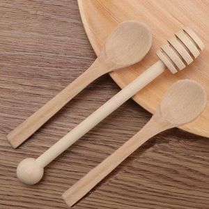 Ensemble de cuillères à miel en bois naturel, bâtonnets à miel, cuillère à  thé en forme de cœur, agitateur à café, cuillères de service à miel,  ustensiles de cuisine 5 pièces - AliExpress