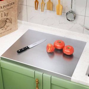 Planche de Travail en Acier Inoxydable – Tapis de Protection Multifonction pour Cuisine