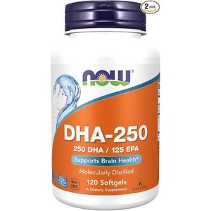 Now Foods DHA-250, Fish Oil  - (Huile de poisson) 120 softgels