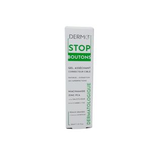 dermoz Stop Boutons Gel Assechant Dermatologique 30ml