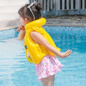 Gilet de Natation Gonflable pour Enfants, Gilet de Bain Aide à la Flottaison pour Garçons et Filles, Idéal pour Garçons Filles