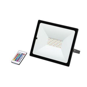 Projecteur LED 50W SMD Noir Lumière Blanche Froide étanche IP65