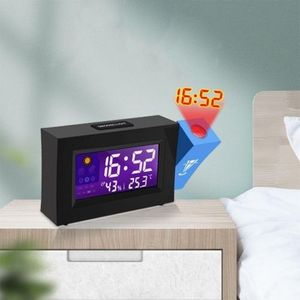 Horloge de lumière de nuit LED Petite table numérique Calendrier snooze  réveil