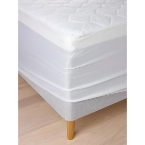 Protège-matelas Housse Imperméable - Protection Optimale - Blanc, 160x200 cm