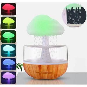 Diffuseur de Parfum Humidificateur D'air Effet Pluie Diffuseur Huile Essentielle
