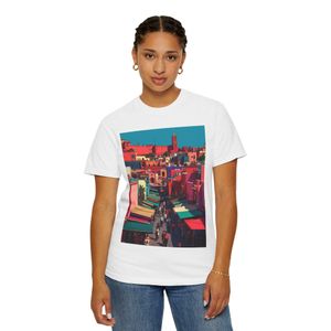 CAPRI T-shirt Design URBAN STYLE VILLE MARAKESH  & Unisexe 100% coton  