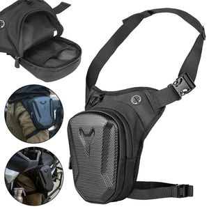 Sacoche de Cuisse Moto Étanche & Rigide pour Homme et Femme – Sac de Jambe Multifonction Réglable, Respirant & Antidérapant pour Conduite, Randonnée et Outdoor