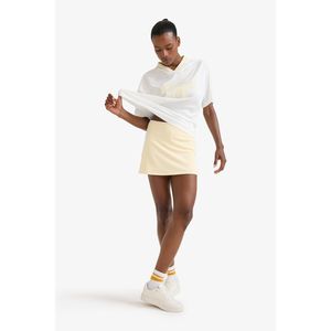 Defacto Jupe Femme extensible - Jaune - E3360AX.