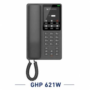 Grandstream COMPACT HOTEL PHONE IP WIFI 6  2 COMPTES SIP / 2 LIGNES  GHP621W